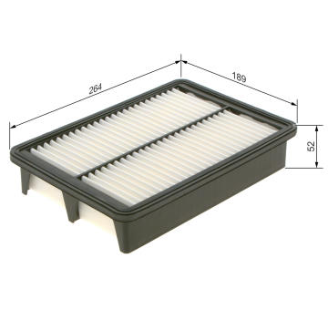 Vzduchový filter BOSCH F 026 400 587