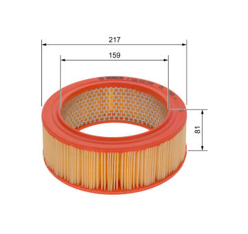 Vzduchový filter BOSCH F 026 400 594