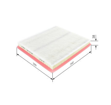 Vzduchový filter BOSCH F 026 400 596