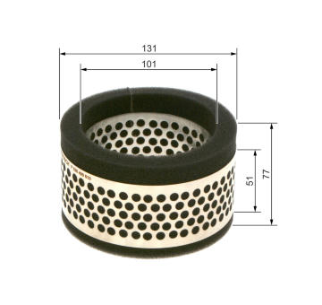 Vzduchový filter BOSCH F 026 400 610