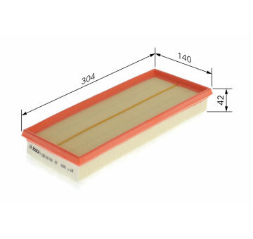 Vzduchový filter BOSCH F 026 400 746