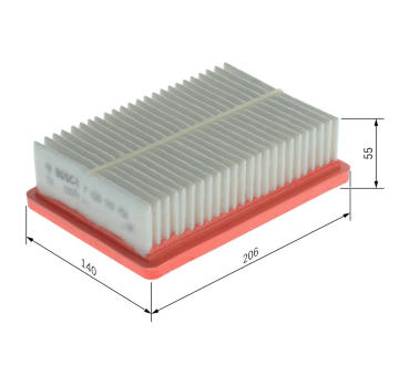 Vzduchový filter BOSCH F 026 400 756