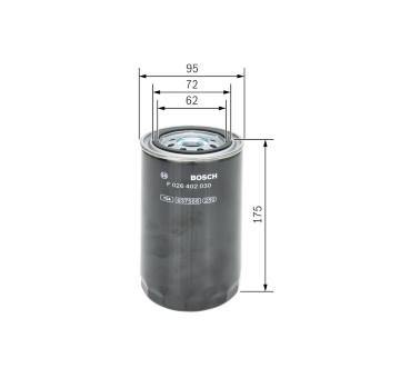 Palivový filtr BOSCH F 026 402 030