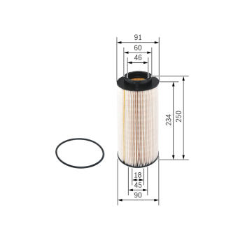 Palivový filter BOSCH F 026 402 031