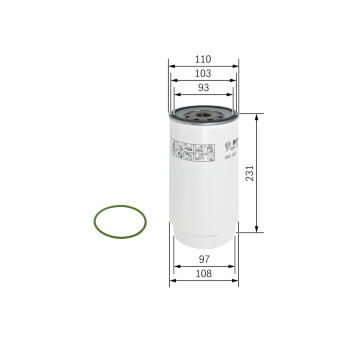 Palivový filter BOSCH F 026 402 179