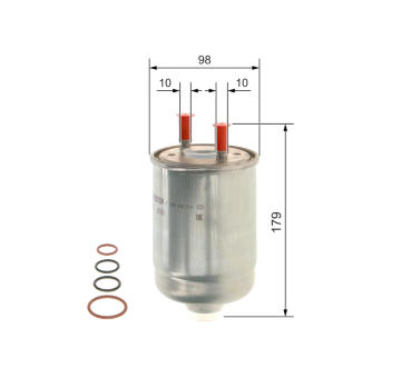 Palivový filter BOSCH F 026 402 234
