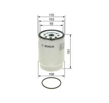 Palivový filter BOSCH F 026 402 242