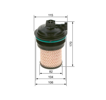 Palivový filtr BOSCH F 026 402 247