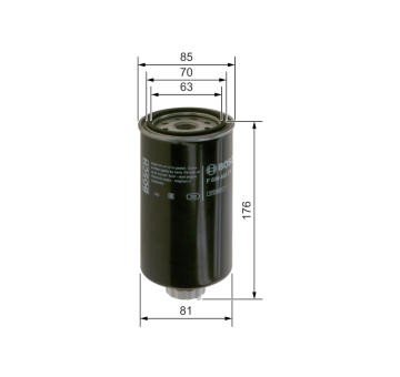 Palivový filter BOSCH F 026 402 270