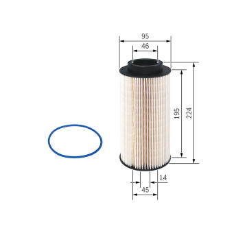 Palivový filter BOSCH F 026 402 745