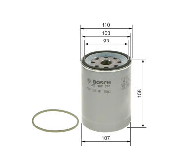 Palivový filter BOSCH F 026 402 798