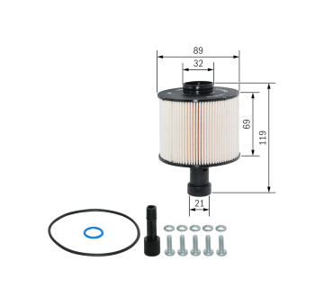 Palivový filtr Bosch F026402825