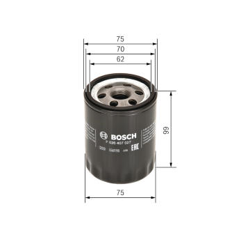 Olejový filter BOSCH F 026 407 027