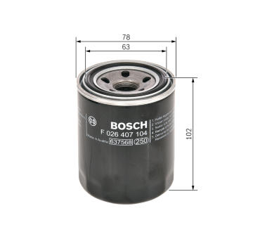 Olejový filter BOSCH F 026 407 104