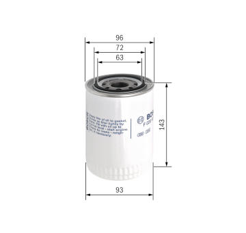 Olejový filter BOSCH F 026 407 121