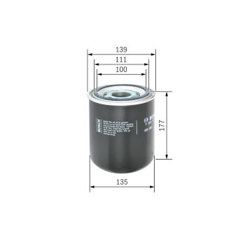 Hydraulický filtr, automatická převodovka BOSCH F 026 407 141