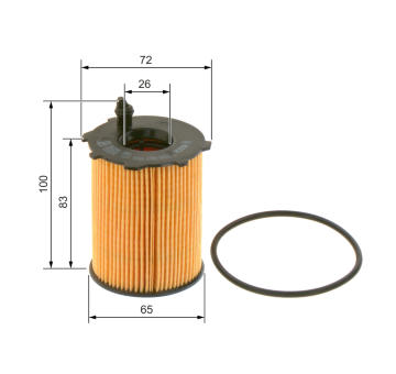 Olejový filter BOSCH F 026 407 159