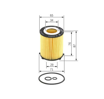 Olejový filter BOSCH F 026 407 166