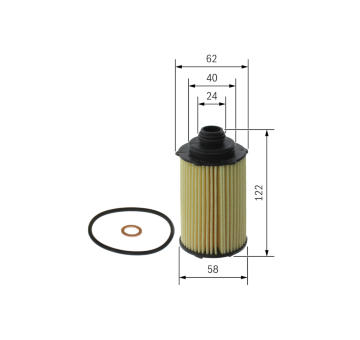 Olejový filter BOSCH F 026 407 348