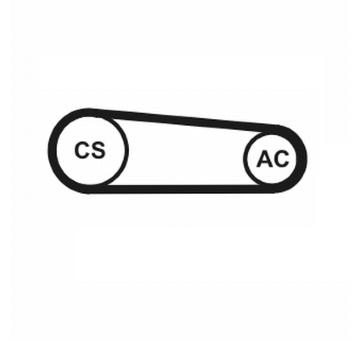 Sada žebrovaných klínových řemenů CONTINENTAL CTAM 4PK917 ELAST T1