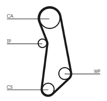 Vodní pumpa + sada ozubeného řemene CONTINENTAL CTAM CT1114WP1