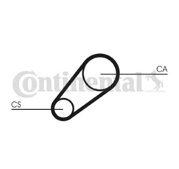 ozubený řemen CONTINENTAL CTAM CT648