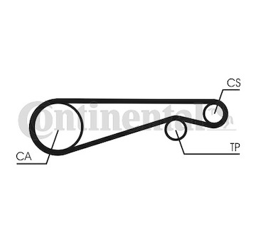 Ozubený řemen CONTINENTAL CTAM CT653