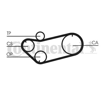 Ozubený řemen CONTINENTAL CTAM CT659