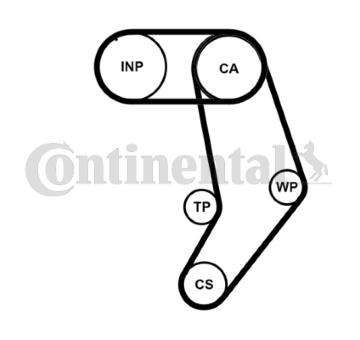 Vodní pumpa + sada ozubeného řemene CONTINENTAL CTAM CT939WP10PRO