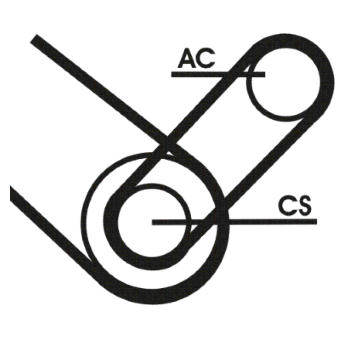 Sada žebrovaných klínových řemenů CONTINENTAL CTAM 4PK874 ELAST T1