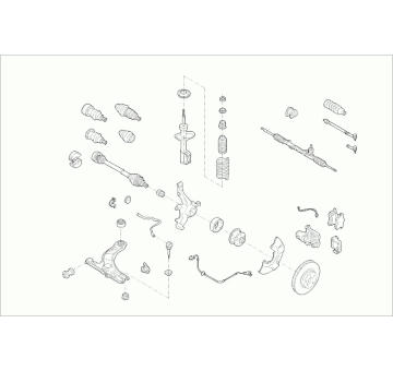 Zavěżení kola SACHS VW-PASSA-FS016
