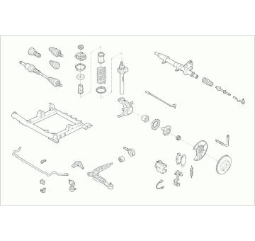 Zavěżení kola SACHS BMW-5-FS012