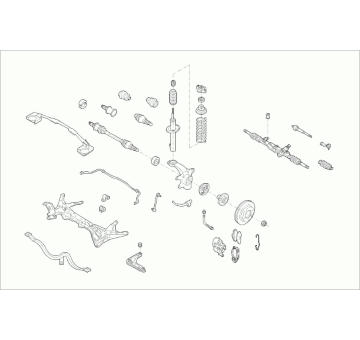 Zavěżení kola SACHS FORD-ESCOR-FS028