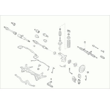 Zavěżení kola SACHS FORD-ESCOR-FS033