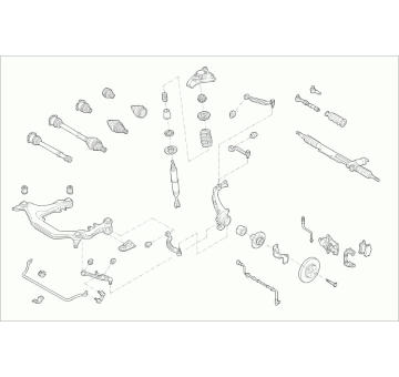 Zavěżení kola SACHS VW-PASSA-FS036