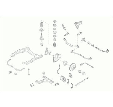 Zavesenie kolesa SACHS OPEL-OMEGA-FS025