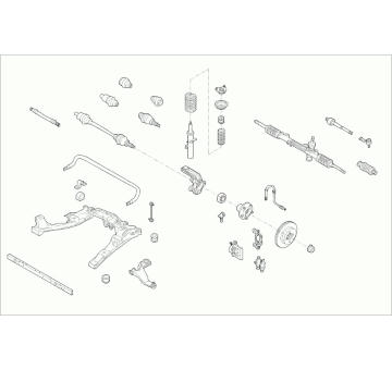 Zavěżení kola SACHS FORD-MONDE-FS046