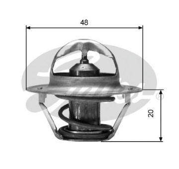 Termostat, chladivo GATES TH00391G2