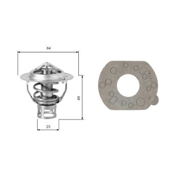 Termostat, chladivo GATES TH04077G1