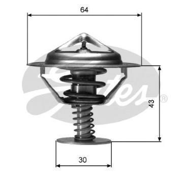 Termostat, chladivo GATES TH05982G1