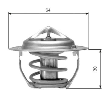 Termostat, chladivo GATES TH06477G1