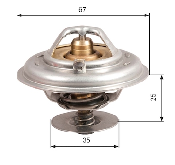 Termostat, chladivo GATES TH14380G1