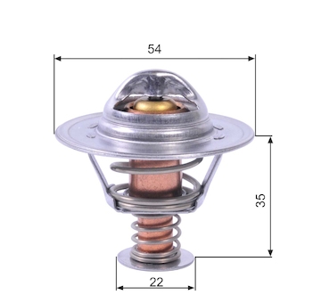 Termostat, chladivo GATES TH22689G1