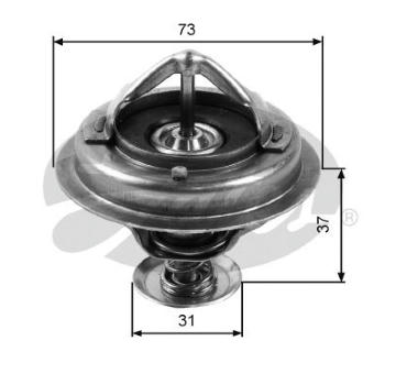 Termostat, chladivo GATES TH24588G1