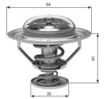 Termostat, chladivo GATES TH31182G1