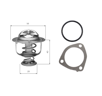 Termostat, chladivo GATES TH31276G1