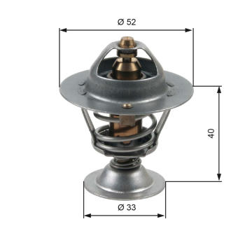 Termostat, chladivo GATES TH31588G1