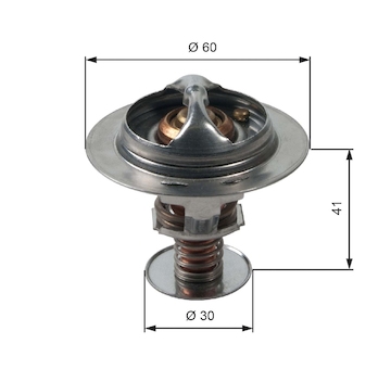 Termostat, chladivo GATES TH34882G1