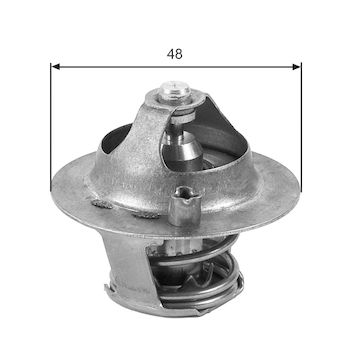 Termostat, chladivo GATES TH39374G1