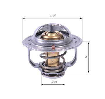 Termostat, chladivo GATES TH42589G1